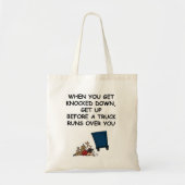 Inspirerend en leuk tote bag (Voorkant)