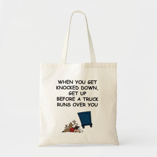 Inspirerend en leuk tote bag (Voorkant)
