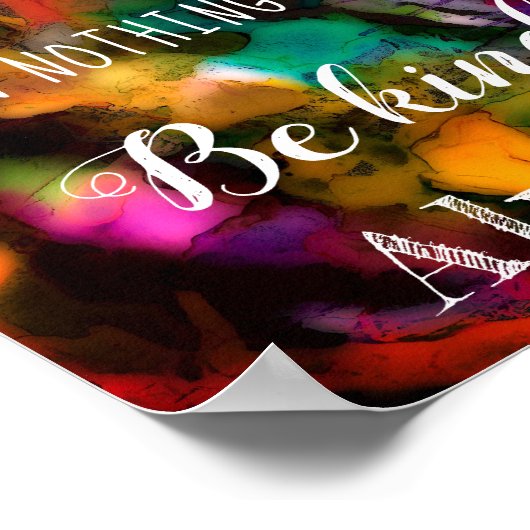 Inspirerend en Motivatie Abstract Poster (Hoek)