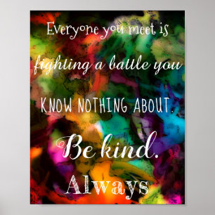 Inspirerend en Motivatie Abstract Poster