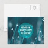 Inspirerend en motivatie citaten briefkaart (Voorkant / Achterkant)