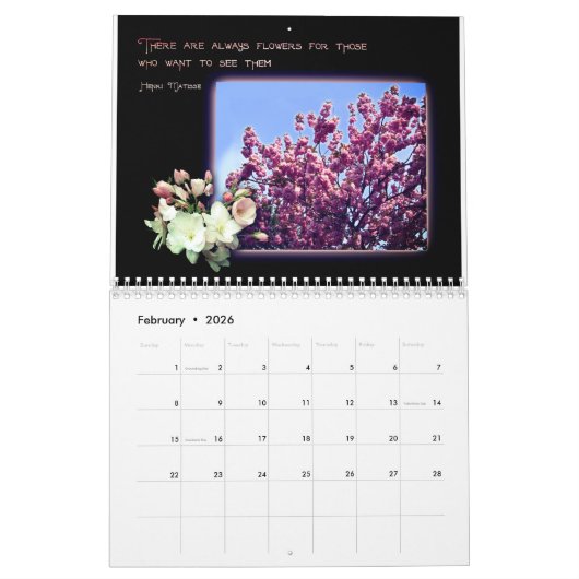 Inspirerend en Motivatie citaten geïllustreerd Kalender (Feb 2026)