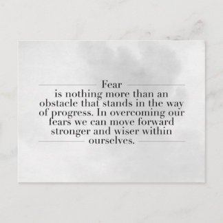 Inspirerend en motivatie koersen briefkaart