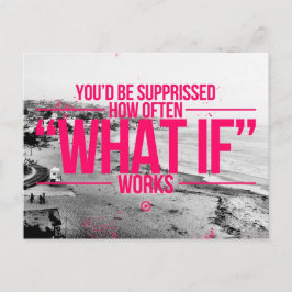 Inspirerend en motivatie koersen briefkaart
