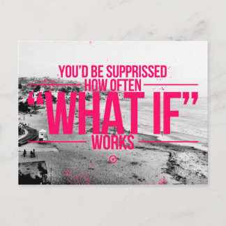 Inspirerend en motivatie koersen briefkaart