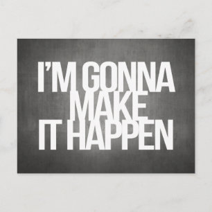 Inspirerend en motivatie koersen briefkaart