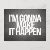 Inspirerend en motivatie koersen briefkaart (Voorkant)