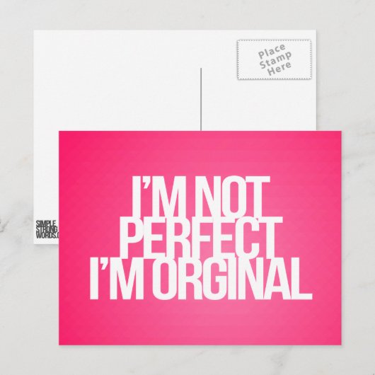 Inspirerend en motivatie koersen briefkaart (Voorkant / Achterkant)