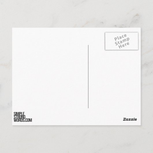 Inspirerend en motivatie koersen briefkaart (Achterkant)