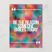 Inspirerend en motivatie koersen briefkaart (Voorkant)