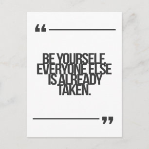Inspirerend en motivatie koersen briefkaart
