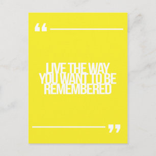 Inspirerend en motivatie koersen briefkaart