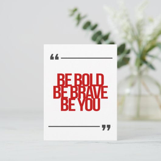 Inspirerend en motivatie koersen briefkaart (Staand voorkant)