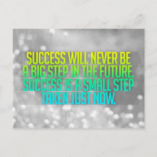 Inspirerend en motivatie koersen briefkaart