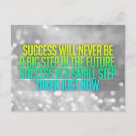 Inspirerend en motivatie koersen briefkaart