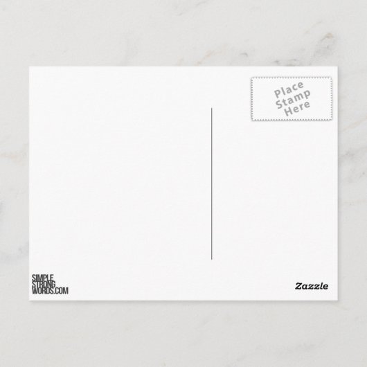 Inspirerend en motivatie koersen briefkaart (Achterkant)