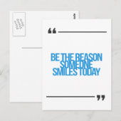 Inspirerend en motivatie koersen briefkaart (Voorkant / Achterkant)