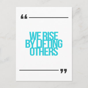 Inspirerend en motivatie koersen briefkaart