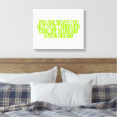 Inspirerend en motivatie koersen canvas afdruk (Insitu (Slaapkamer))