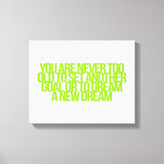 Inspirerend en motivatie koersen canvas afdruk (Voorkant)
