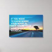 Inspirerend en motivatie koersen canvas afdruk (Voorkant)