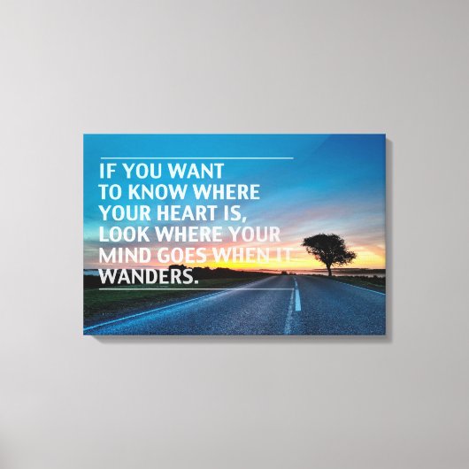 Inspirerend en motivatie koersen canvas afdruk (Voorkant)