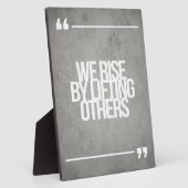 Inspirerend en motivatie koersen fotoplaat (Zijkant)