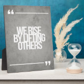 Inspirerend en motivatie koersen fotoplaat (Zijkant)