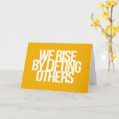 Inspirerend en motivatie koersen kaart (Gele Bloem)