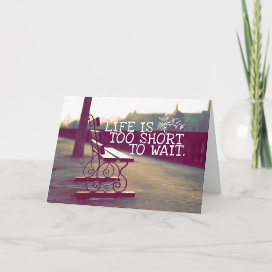 Inspirerend en motivatie koersen kaart (Voorkant)