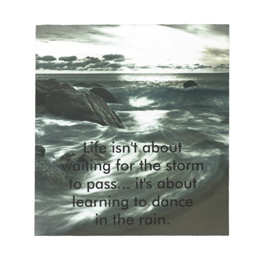 Inspirerend en motivatie koersen notitieblok (Voorkant)