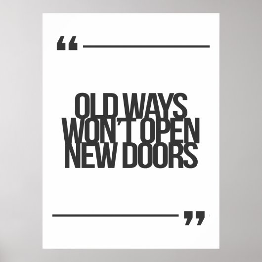 Inspirerend en motivatie koersen poster (Voorkant)