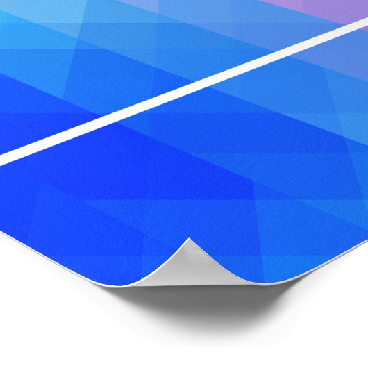 Inspirerend en motivatie koersen poster (Hoek)