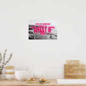 Inspirerend en motivatie koersen poster (Keuken)