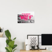 Inspirerend en motivatie koersen poster (Thuiskantoor)