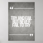 Inspirerend en motivatie koersen poster (Voorkant)