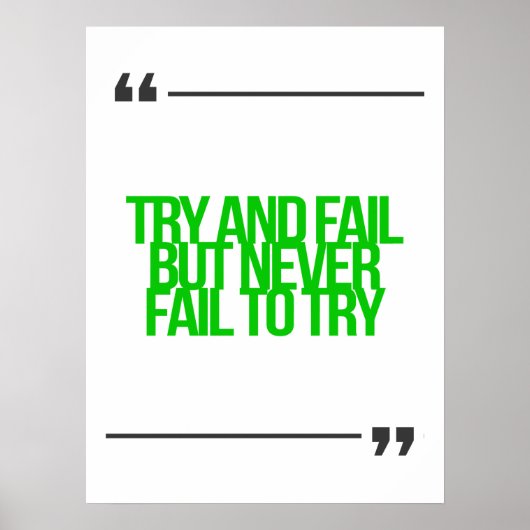 Inspirerend en motivatie koersen poster (Voorkant)