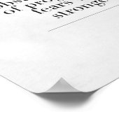 Inspirerend en motivatie koersen poster (Hoek)