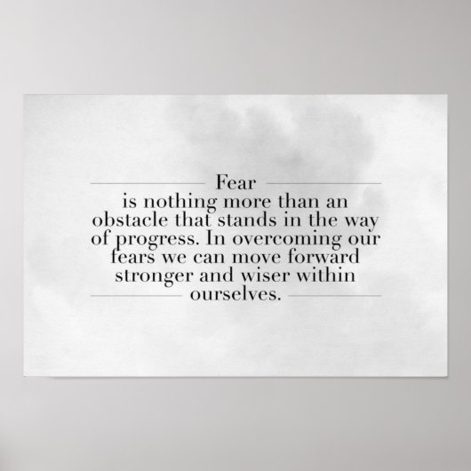 Inspirerend en motivatie koersen poster (Voorkant)