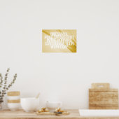 Inspirerend en motivatie koersen poster (Keuken)