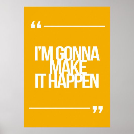 Inspirerend en motivatie koersen poster (Voorkant)
