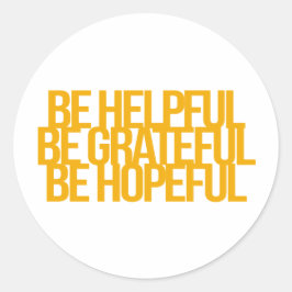 Inspirerend en motivatie koersen ronde sticker