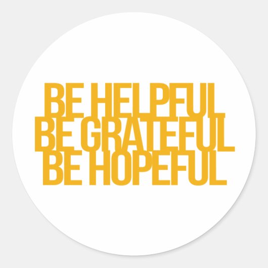 Inspirerend en motivatie koersen ronde sticker (Voorkant)