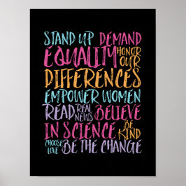Inspirerend en Motivatie levensstandaard wijzigen Poster