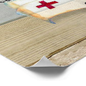 Inspirerend en Motivatie nieuw begin Poster (Hoek)