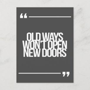 Inspirerend en motivatie noteringen briefkaart