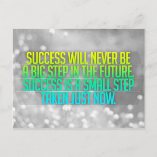 Inspirerend en motivatie noteringen briefkaart