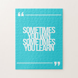 Inspirerend en motivatie noteringen legpuzzel