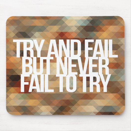 Inspirerend en motivatie noteringen muismat (Voorkant)