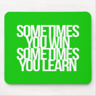 Inspirerend en motivatie noteringen muismat